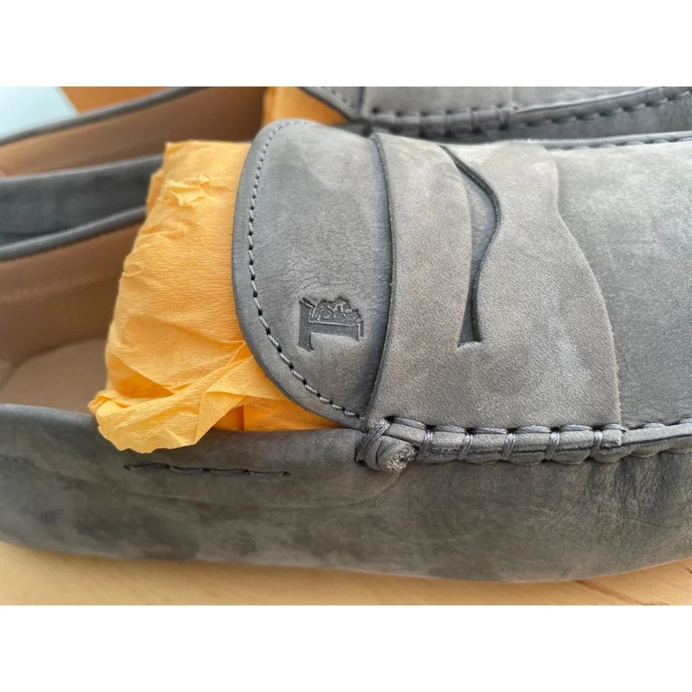 Tod's Men's NEW Mocassino City Gommino XXM0LR0001RE0B408 Suede Loafer Shoe 6.5
